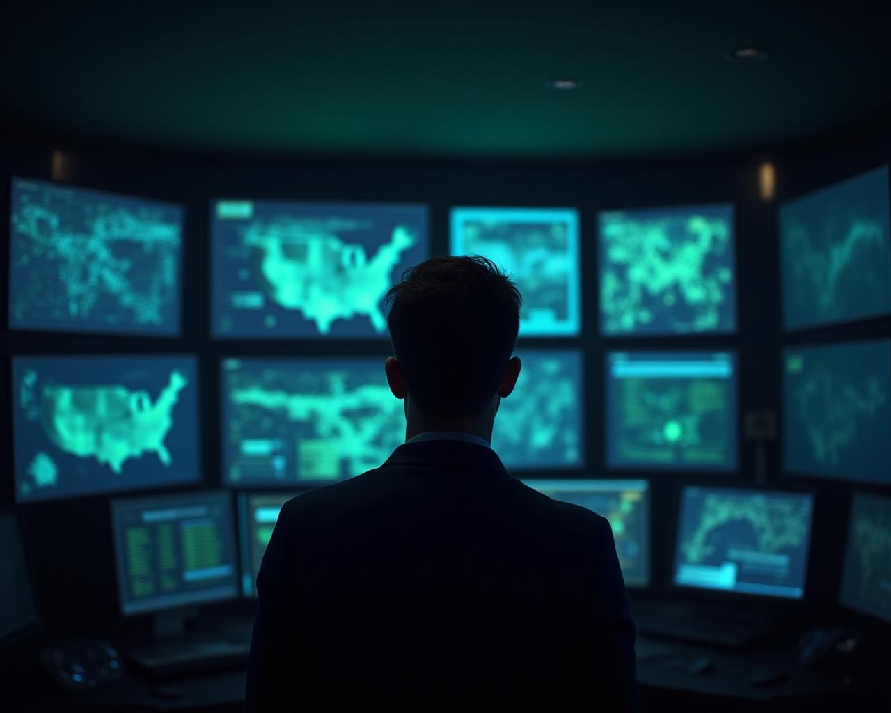 Logistics dispatch officer managing freight routes